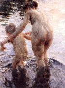 Anders Zorn En premiar (A premiere) oil painting